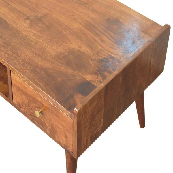 Wyld Haus Volterra Chestnut Elevated Mango Wood TV Media Unit