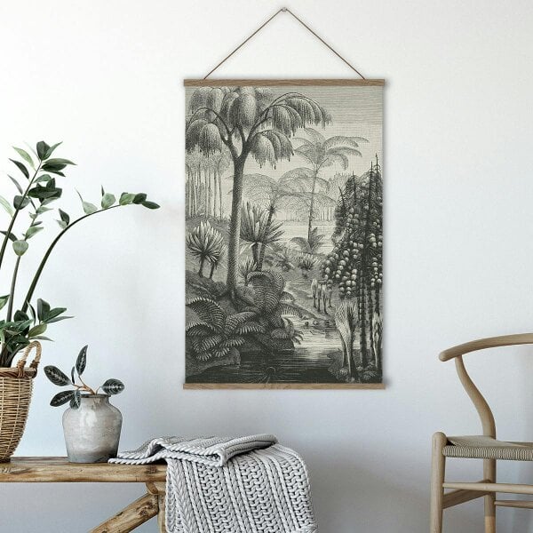 Love Frankie Monochrome Forest Wall Hanging