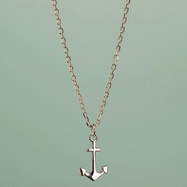 Anchor Necklace - Sterling Silver - MYLEE London