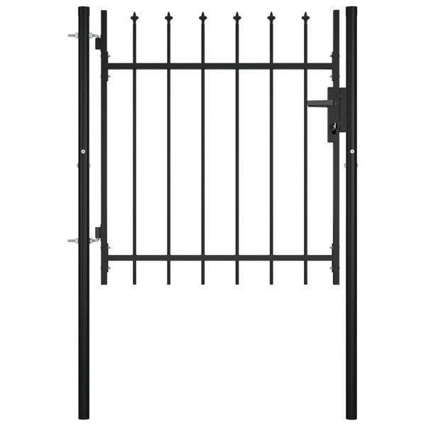 Berkfield Door Fence Gate with Spear Top 100x75 cm