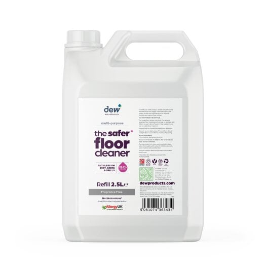 Dew Household the safer Multi-Surface Floor Cleaner Fragrance-Free - 2.5L