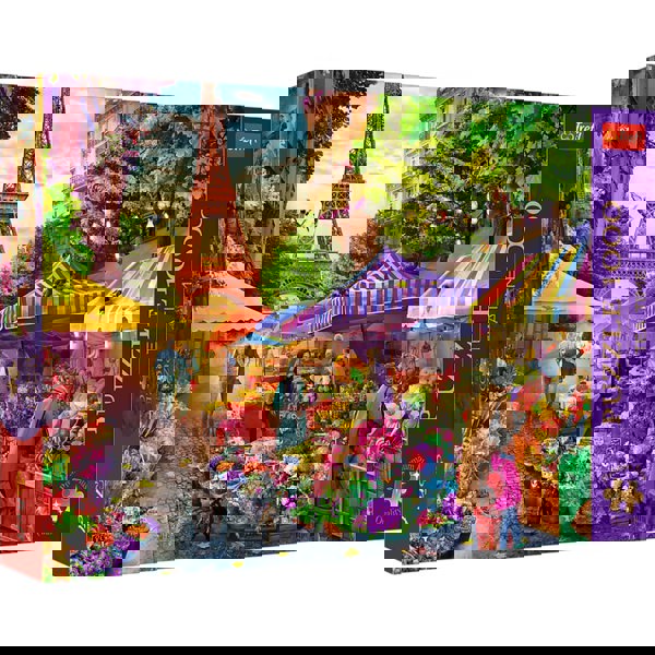 Trefl Tea Time: Flower Market, Paris 1000 Piece Puzzle