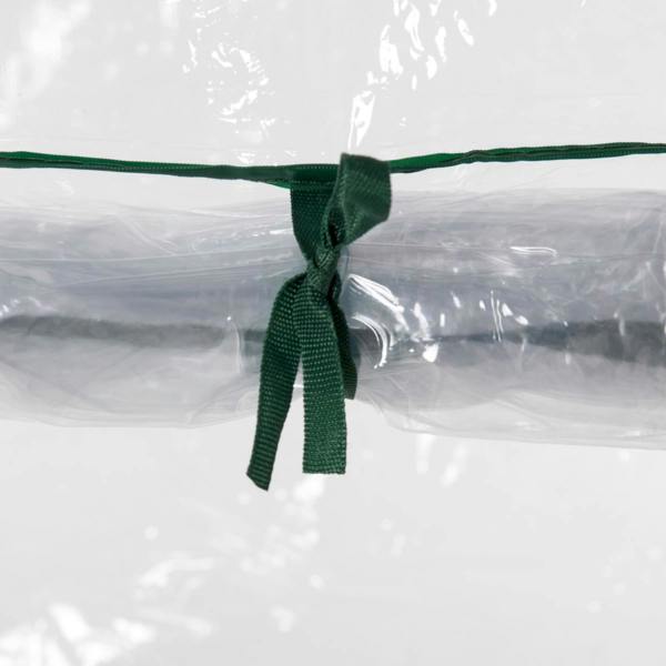 Dyzi 100x50x150cm Walk-In Greenhouse Steel Frame PVC Cover Green
