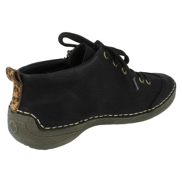 Rieker Ladies Rieker Lace-Up Shoes with Zip 52514