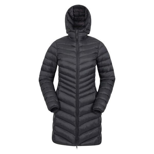 Mountain Warehouse Womens/Ladies Florence Long Padded Jacket - Black