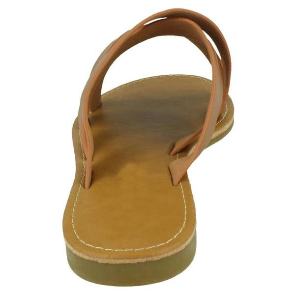 Savannah Ladies Savannah Wide Fitting Flat Strappy Mules F00387