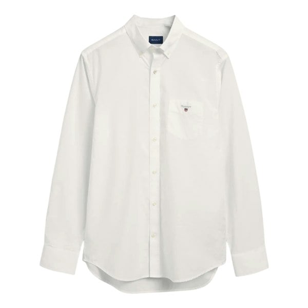 Gant Mens Broadcloth Regular Shirt - White