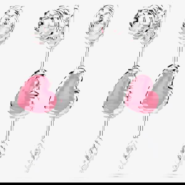 Swarovski Idyllia Rhodium Plated Reversible Arrow Heart Earrings 5749602