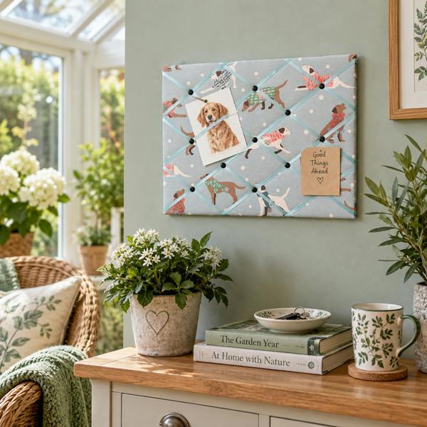 Made in the Mill Small Notice Board - Dapper Dogs
