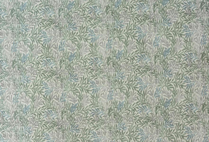 Royan fabric close-up in Seafoam