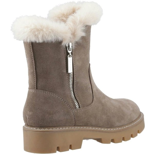 Hush Puppies Ambre Suede Women's Taupe Winter Mid Calf Boots