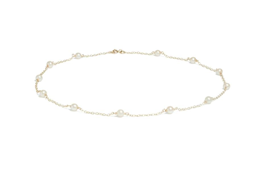 Sarah Layton Freshwater Pearl Pendant, 5-5.5mm - 9ct Yellow Gold - NJR2065YGW