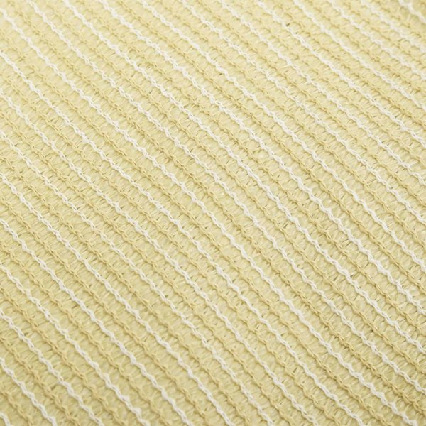 Berkfield Sunshade Sail 160 g/må_ Beige 4x4x4 m HDPE