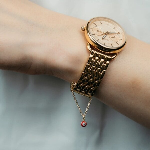 The Colourful Aura Colourful Evil Eye Watch Strap Dainty Hanging Jewellery Charm