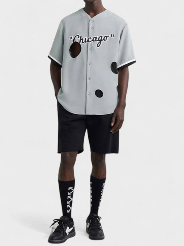 OFF - WHITE x MLB x Chicago WS Cut Out Shirt - Supplied FashionOff - White