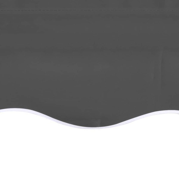 Berkfield Replacement Fabric for Awning Anthracite 4x3.5 m