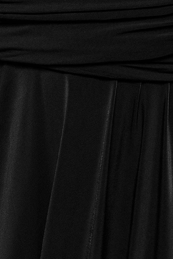 Soft Touch Multi Way Open Back Midi Dress - Black DR1314D