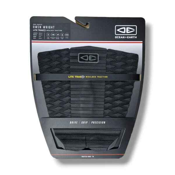 Ocean & Earth Owen Wright Lite Trac Surfboard Traction Pad Black