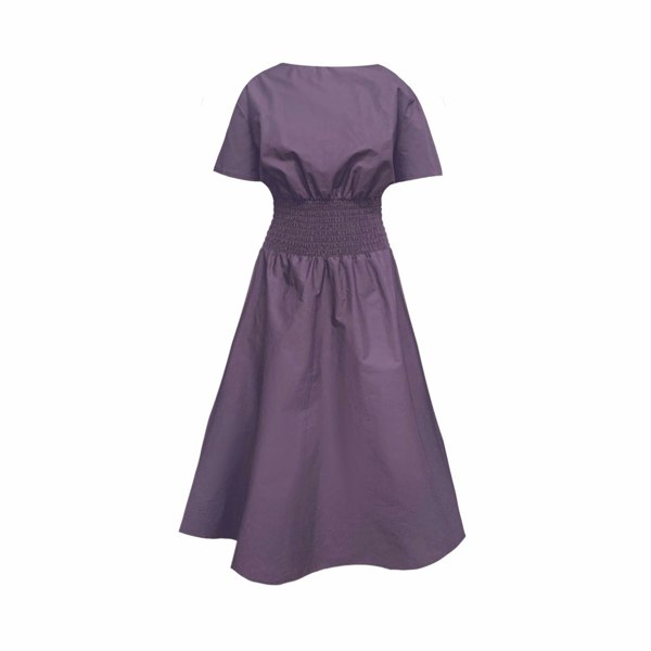 Frock Tales Orchis Dress In Pale Grape