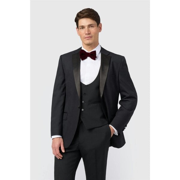 Alexandre Silver Alexandre Regular Fit Ellerton Black Jacket