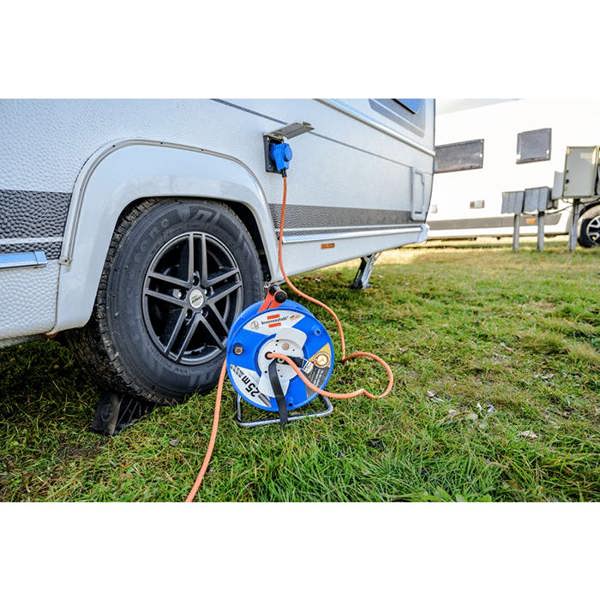 Brennenstuhl Caravan Camping CEE Cable Reel - 25 Metre Heavy Duty Cable