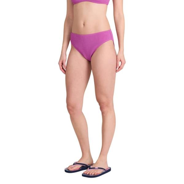 Animal Womens/Ladies Skye Textured Bikini Bottoms - Purple - 