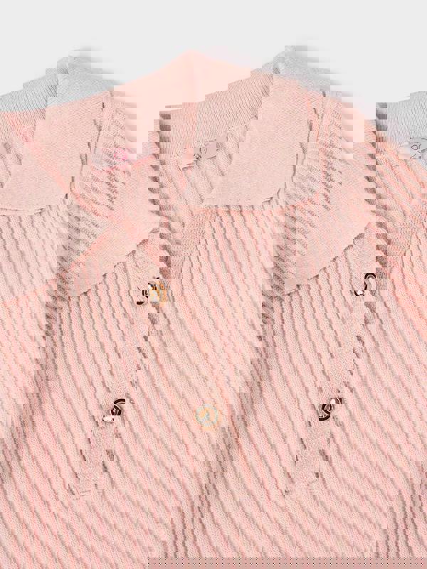 GWD Tayla Pink Collared Knitted Dress