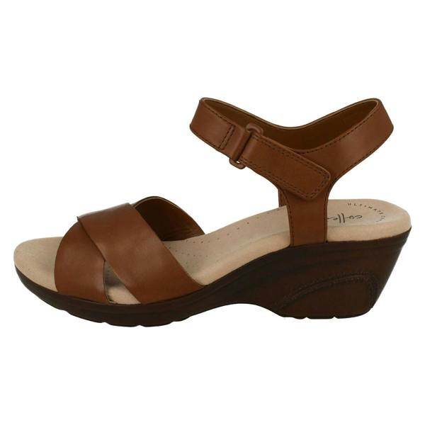 Clarks Ladies Clarks Casual Wedge Sandals Lynette Deb