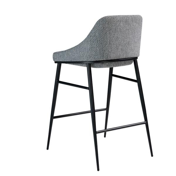 Angel Cerdá Grey Fabric Stool 4103