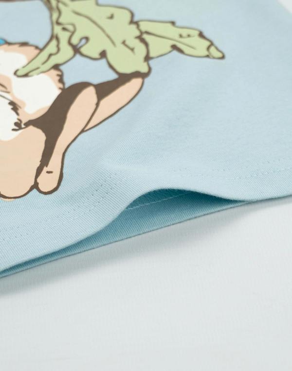 Peter Rabbit Unisex Kids Blue Character Short Sleeved T-Shirt