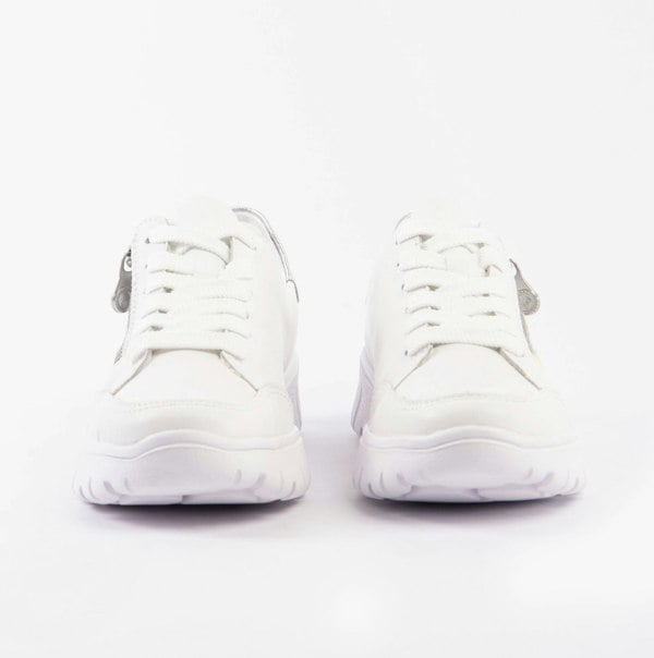 Rieker Womens Low Trainers - White (N1313-80)