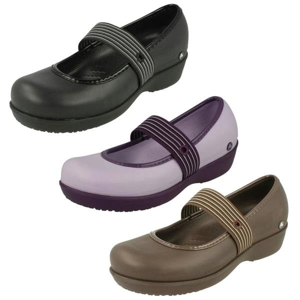 Crocs Ladies Crocs Wedged Ballerina Shoes Lexi
