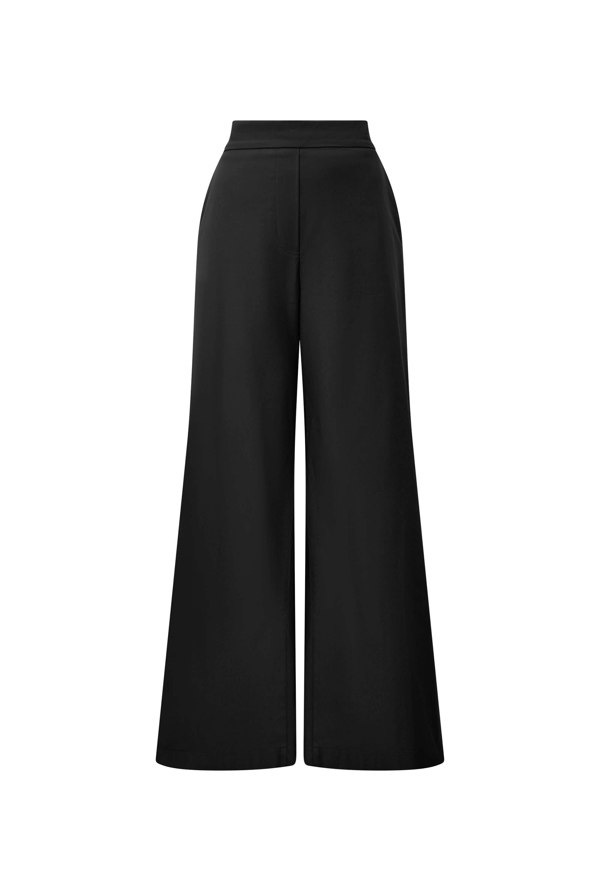 James Lakeland Cotton Black Trousers
