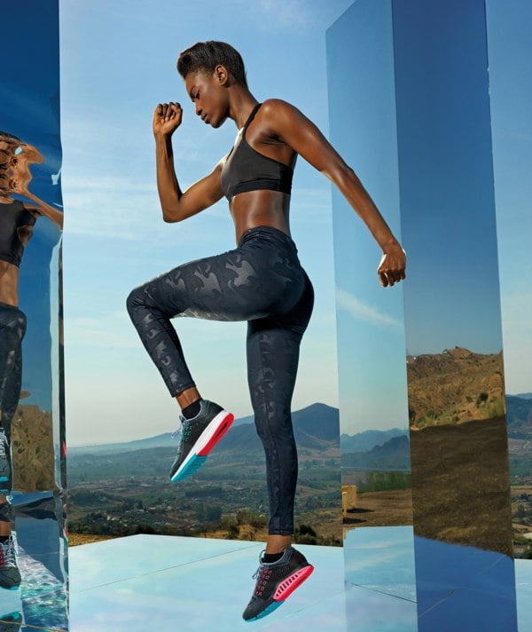 TriDri Women's TriDri Performance High-Rise Black Camo Leggings (TR038)