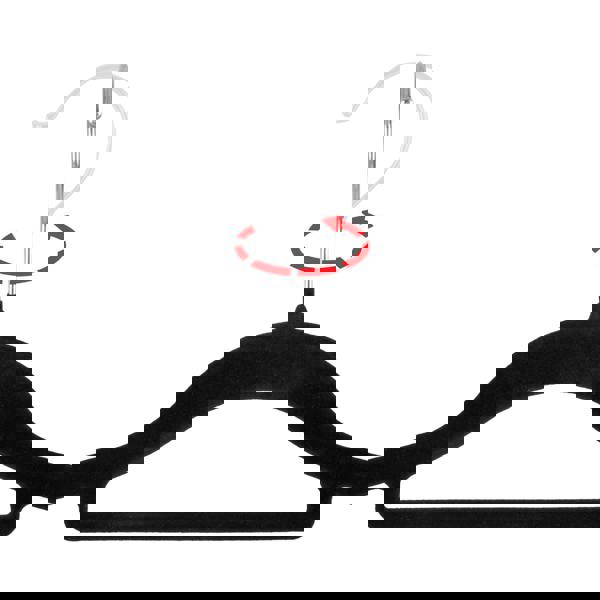 Gr8 Home Pack of 20 Black Non Slip Flocked Velvet Coat Hangers Space Saving Trouser Bar