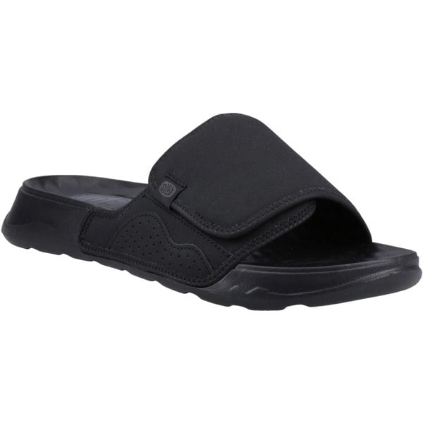 HEYDUDE Shore Slide Classic Polyester Men's Black Slides