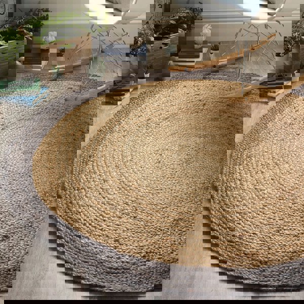 Origins Jute Border Grey