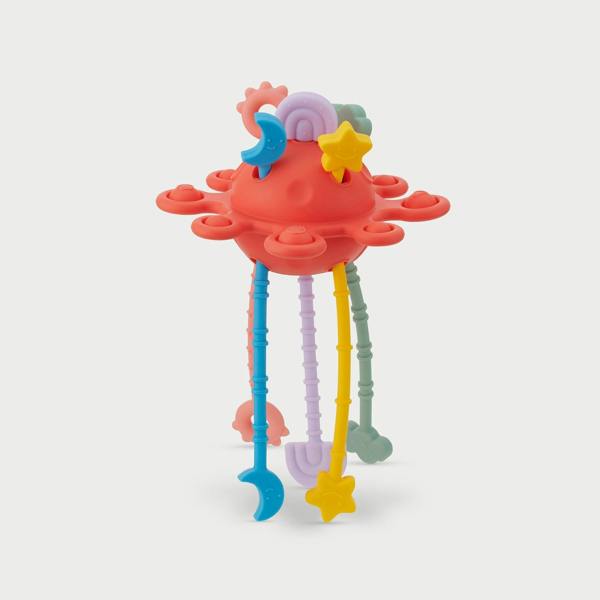 tickit SiliSoft® Zip Pull Toy (Rainbow)