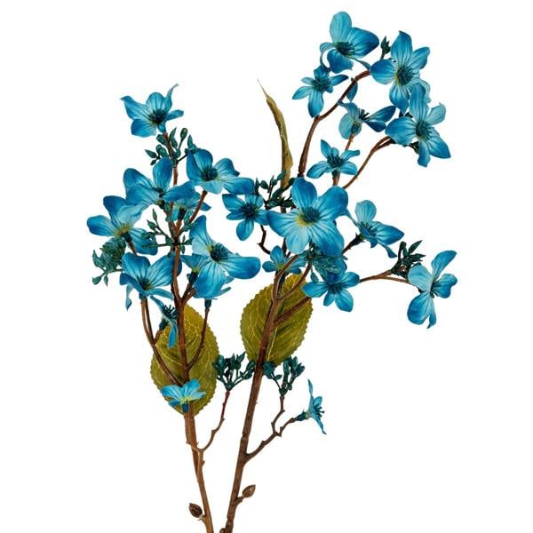 Hill Interiors Vernicia Fordii Artificial Flower Spray - Blue - 