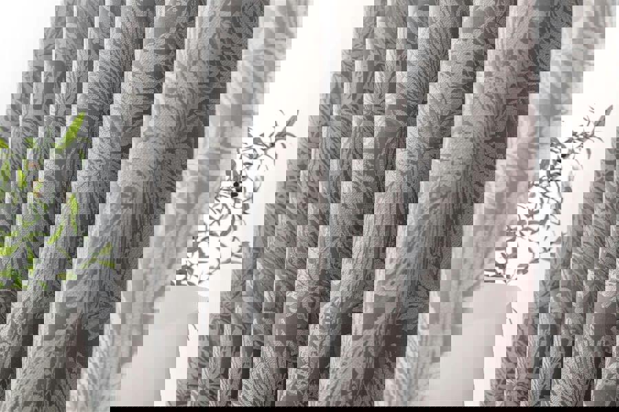 Luxury Living Chenille Jacquard Lined Pencil Pleat Curtains