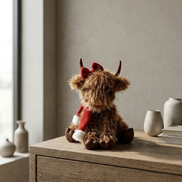 Garden Greatness Hattie Highland Cow Figurine Ornament