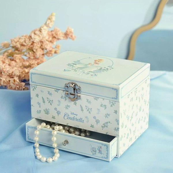 T. H. Baker Disney Cinderella Pastel Princess Musical Jewellery Box DI2338