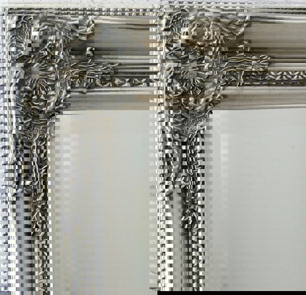 Exclusive Mirrors Eton Full Length Mirror Antique Silver 68cm x 158cm
