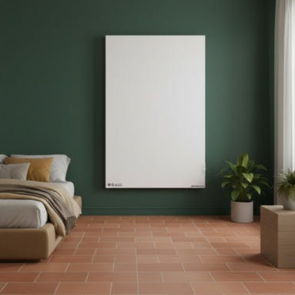 Mirrorstone Heating Mirrorstone 1000W Air Infrared + Convection Vertical Heating Panel With Manual Thermostat