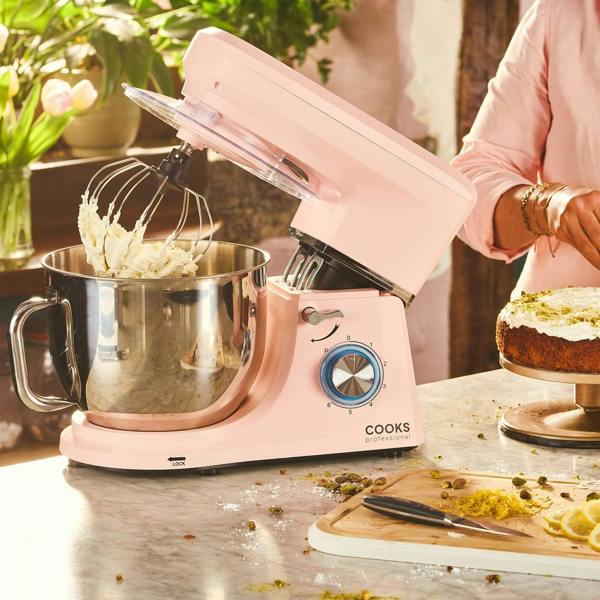Cooks Professional 7L Stand Mixer | Pink / Silver