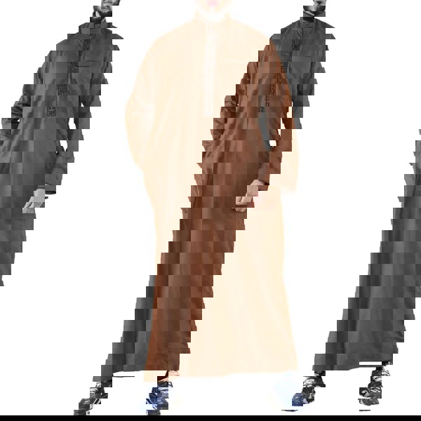 103_thobe_Brown_L - 56, 103_thobe_Brown_M - 54, 103_thobe_Brown_S - 52, 103_thobe_Brown_XL - 58, 103_thobe_Brown_XXL - 60