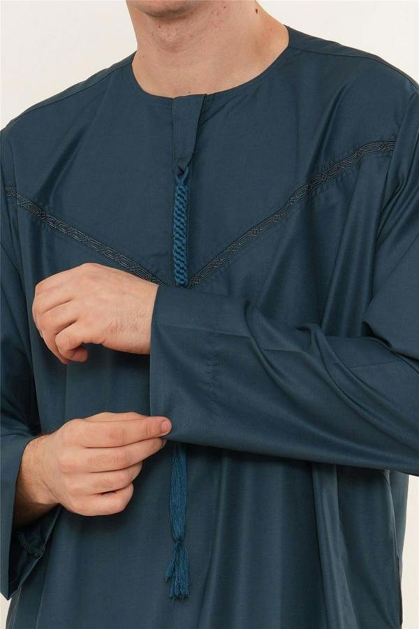 Infinity Leather Men's Ramadan Eid Moroccan Jubba Robe Djellaba Thobe - TT-008