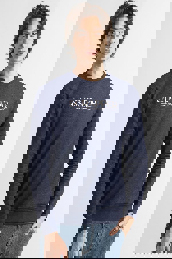 ENORSIA Heavy Pique Terry Crew Neck Sweatshirt