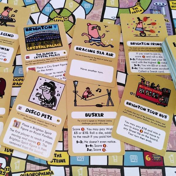 Bn1: A Board Game All About Brighton - product in use