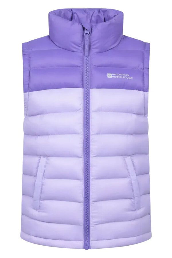 Mountain Warehouse Kids Colour Block Padded Gilet - Purple